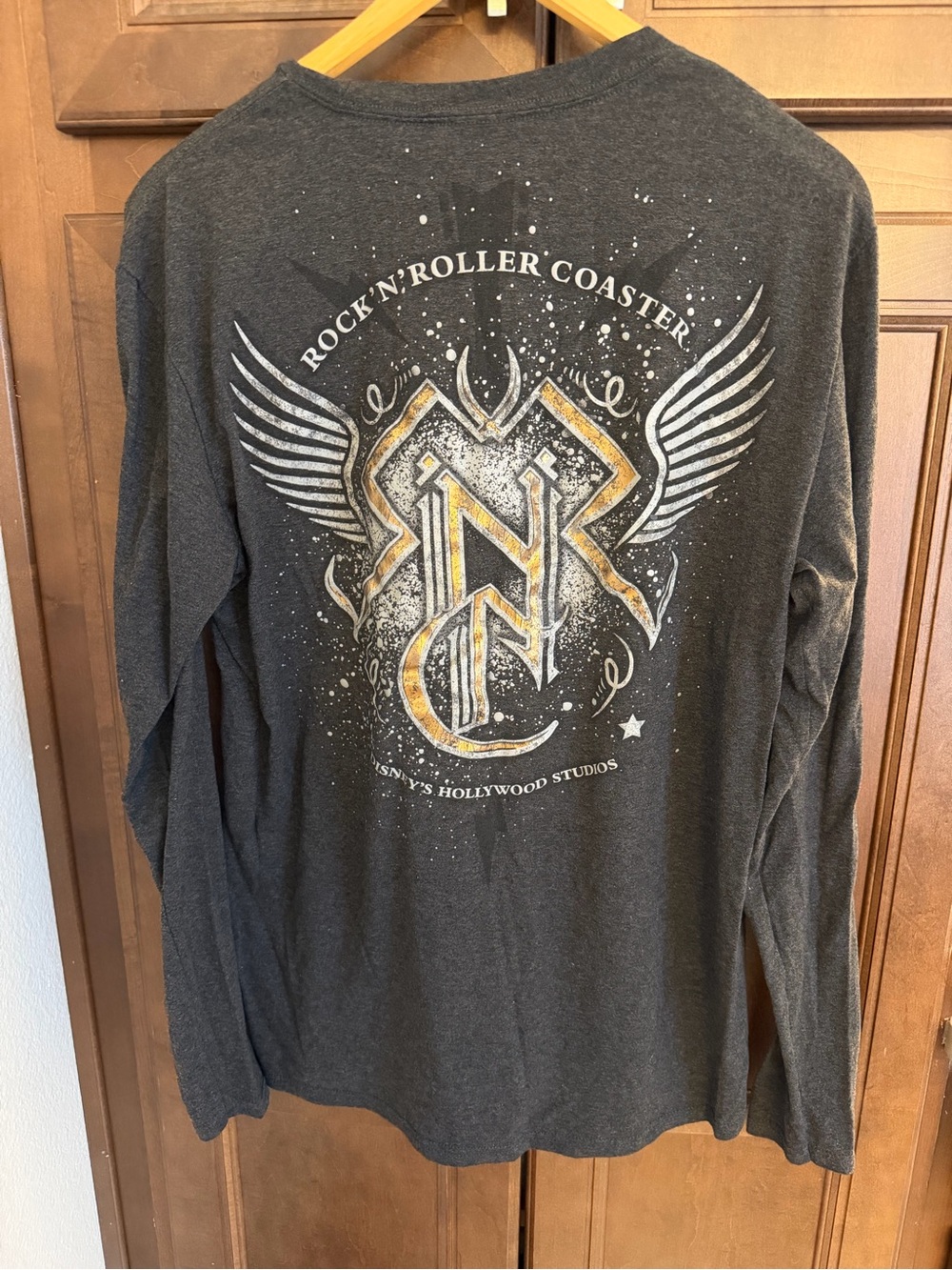 Disney 'Rock 'N Roller Coaster' Logo - Charcoal